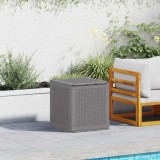 Cutie Depozitare Gradina vidaXL Gri Deschis 55x53x57cm Plastic Exterior Impermeabila