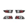 Set stopuri tuning ALFA ROMEO 156 (932), 11.1997-08.2003, Taiwan, partea stanga+dreapta, negru, transparent;