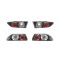 Set stopuri tuning ALFA ROMEO 156 (932), 11.1997-08.2003, Taiwan, partea stanga+dreapta, negru, transparent;