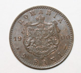 Moneda 2 Bani 1900, Detalii Excelente, Numismatica Rom&acirc;nească, Colecție