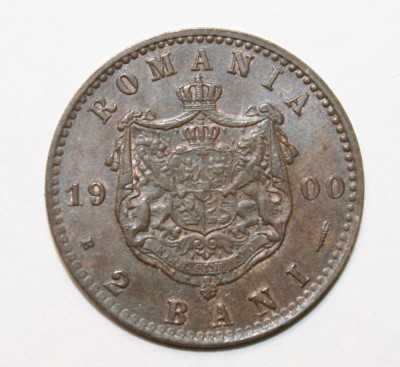 2 BANI 1900 . DETALII EXCELENTE . foto