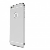 Husa pentru Apple iPhone 6 / 6S 3in1 Ultrasubtire Silver + Folie Sticla Securizata, MyStyle