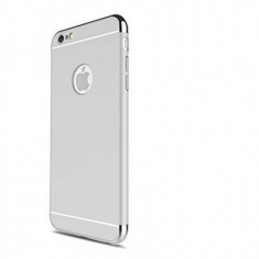 Husa pentru Apple iPhone 6 / 6S 3in1 Ultrasubtire Silver + Folie Sticla Securizata