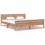 Cadru de pat, 180x200 cm, lemn masiv de tec