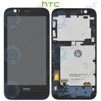 Capacul frontal al modulului de afișare HTC Desire 510 + LCD + digitizer gri &amp;icirc;nchis foto