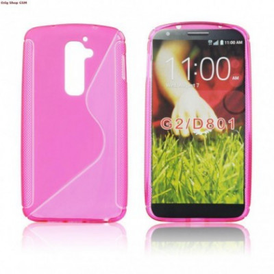 Husa Silicon S-Line LG G2 (D802) Pink foto