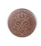 Moneda Suedia 5 ore 1932, stare foarte buna, curata