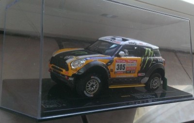 Macheta Mini All 4 Racing #305 Dakar Rallye 2013 - IXO 1/43 raliu foto