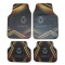 Set complet covorase auto universale Renault &ndash; Fata si spate &ndash; Design negru-portocaliu cu logo