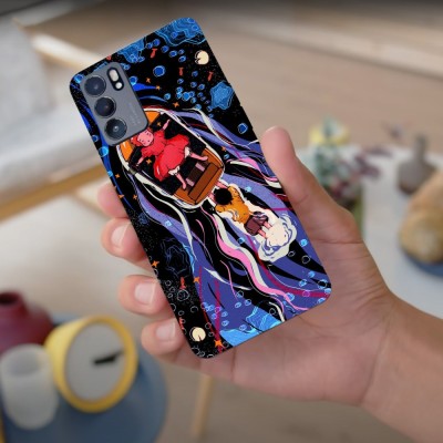 Husa compatibila cu Oppo A76 model Ponyo and Sosuke adventures, Silicon, TPU, Viceversa foto