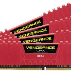 Memorii Corsair Vengeance LPX Red DDR4, 4x16GB, 2133 MHz, CL 13