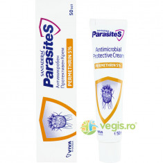 Crema Protectiva Antimicrobiana cu Permetrina 5% Santaderm 50ml