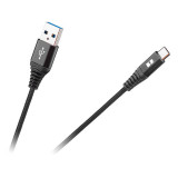 CABLU USB - USB TIP C REBEL 100 CM NEGRU