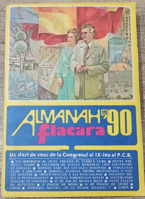 Almanah Flacara 1990 foto