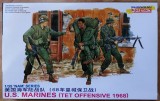 U.S MARINES (TET OFENSIVE 1968) - DRAGON SHANGHAI Cod 3305 Scara 1/35 DIORAMA MACHETA FIGURINE ASAMBLARE HOBBY VIETNAM SOLDAȚI GERMANI AMERICANI RUȘI
