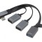 Hub USB 3x USB-A și USB-C &icirc;n unghi 2.0/3.2