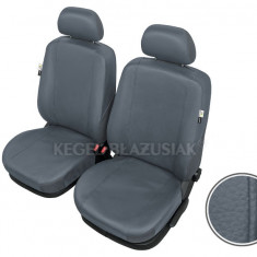 Huse scaune auto Practical M-Size Super AirBag - Fata set huse auto imitatie piele culoare Gri marca Kegel Kft Auto