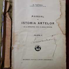 1927 O Tafrali Manual de Istoria Artelor vol 2