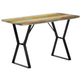 Cumpara ieftin Masa de bucatarie, 120 x 60 x 76 cm, lemn masiv reciclat