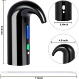 Aerator Electric SMART, Decantor pentru Vin Reincarcabil, Acumulator 3.7V, negru