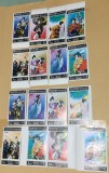 MANAMA, KABUKI - 2 SERII COMPLETE MNH, PERF. + IMPERF.