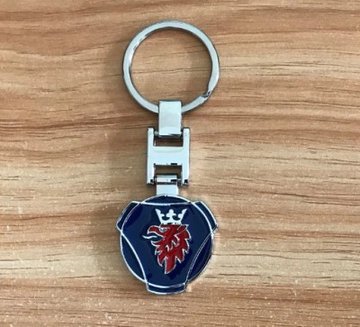 Breloc auto pentru SAAB metal foto