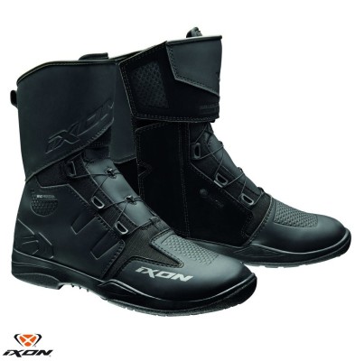 Ghete (cizme) pentru scuter - motocicleta Touring/Adventure barbati All Season Ixon model Kassius MS culoare: negru (100% waterproof) 44 foto