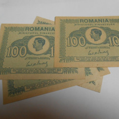 Bancnote regele Mihai 1945, val. 100 lei, stare perfecta, pret/buc