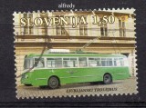 SLOVENIA 2010, Transport, Troleibuz, stampilat, uzat