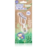 Jack N&rsquo; Jill Silicone periuta de dinti si gingii pentru copii fin 1 buc