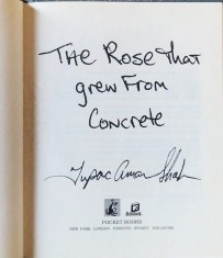 Tupac Shakur - The Rose That Grew From Concrete _ carte in Limba engleza , Pocket Books, SUA, 1999
