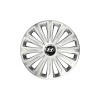 Set 4 capace roti Cu Inel Cromat Trend R16 Compatibil Cu Hyundai, Autohelix MSA