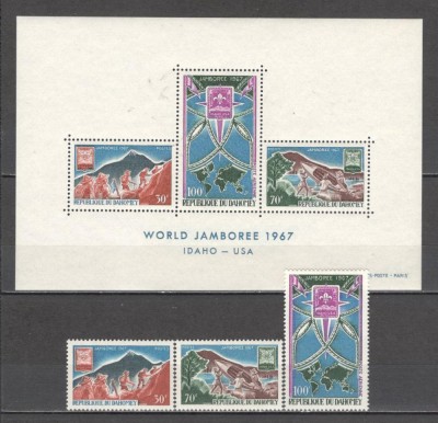 Dahomey.1967 Tabara de cercetasi Idaho MD.50 foto