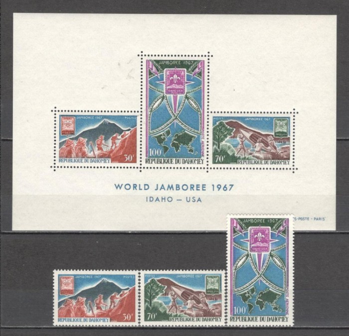 Dahomey.1967 Tabara de cercetasi Idaho MD.50