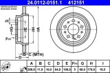 Disc frana ATE 24.0112-0151.1