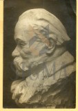 FOTO, BUST CALISTRAT HOGAS, SCULPTOR M. ONOFREI, IASI 1918