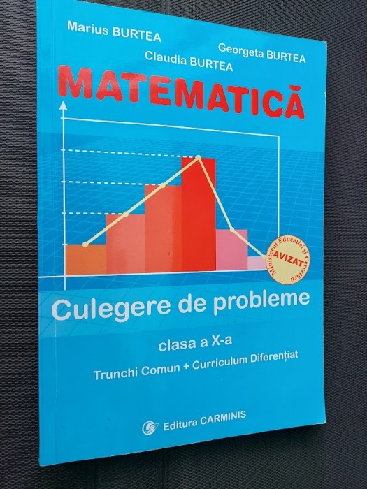 MATEMATICA CULEGERE DE PROBLEME CLASA A X A - BURTEA