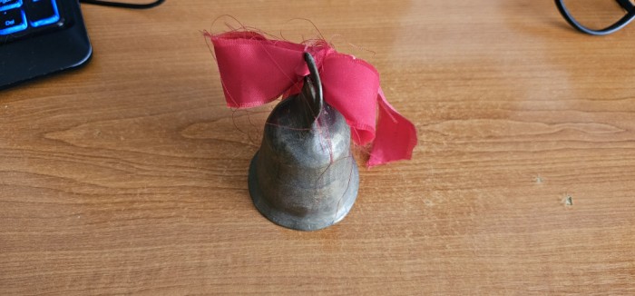CLOPOT BRONZ DIAMETRUL LA GURA 3,7 CM