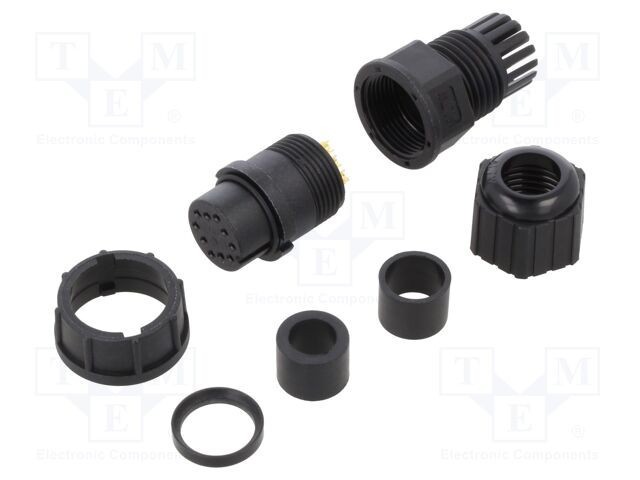 Conector circular mufă C mamă PIN 10 5A IP67 Amphenol LTW