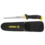 Fierastrau pentru gips-carton 150 mm cu husa si maner ergonomic Topex