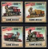Guineea-Bissau 2011: Trenuri cu Aburi - Serie Completa MNH, Timbre Straine Colectie