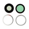 Geam Camera cu Rama Apple iPhone 16 Plus Alb, Bulk