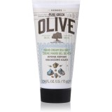 Korres Pure Greek Olive &amp; Sea Salt crema de maini hidratanta cu sare de mare 75 ml
