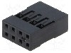 Conector 8 pini, seria NSR/NDR, pas pini 2.54mm, NINIGI - NDR-08