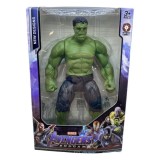 Figurina Hulk cu Lumini, 17cm, Plastic, Multicolor, 3+ Ani. Jucarie Actiune pentru Baieti &amp; Fete