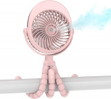 Ting Cărucior Fan, Clip On Fan pentru Baby Ventilator Portabil Re&icirc;ncărcabil Hand, Oem