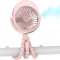 Ting Cărucior Fan, Clip On Fan pentru Baby Ventilator Portabil Re&icirc;ncărcabil Hand