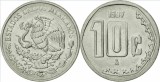 Mexic 1997 - 10 centavos, circulata