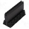 Radiator extrudat, aluminiu, 75mm x 29.4mm, neagra, FISCHER ELEKTRONIK - SK489/75/SA