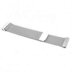 Armband edelstahl silber magnet loop pentru fitbit versa 195mm, , foto